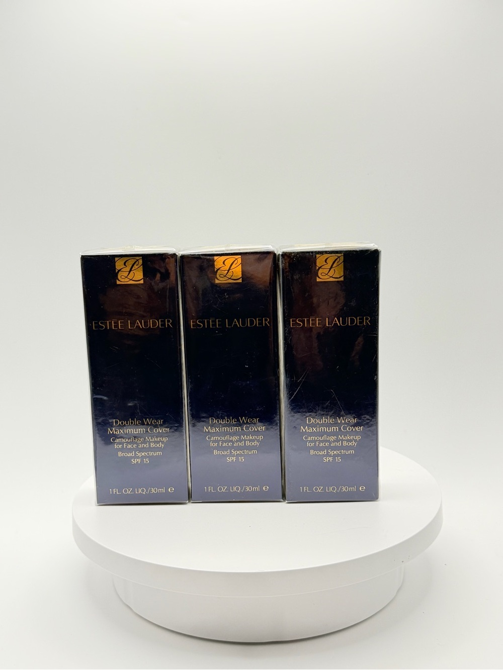 Estee Lauder Double Wear Maximum Cover Foundation 6W1 Sandalwood NEW Authentic 3